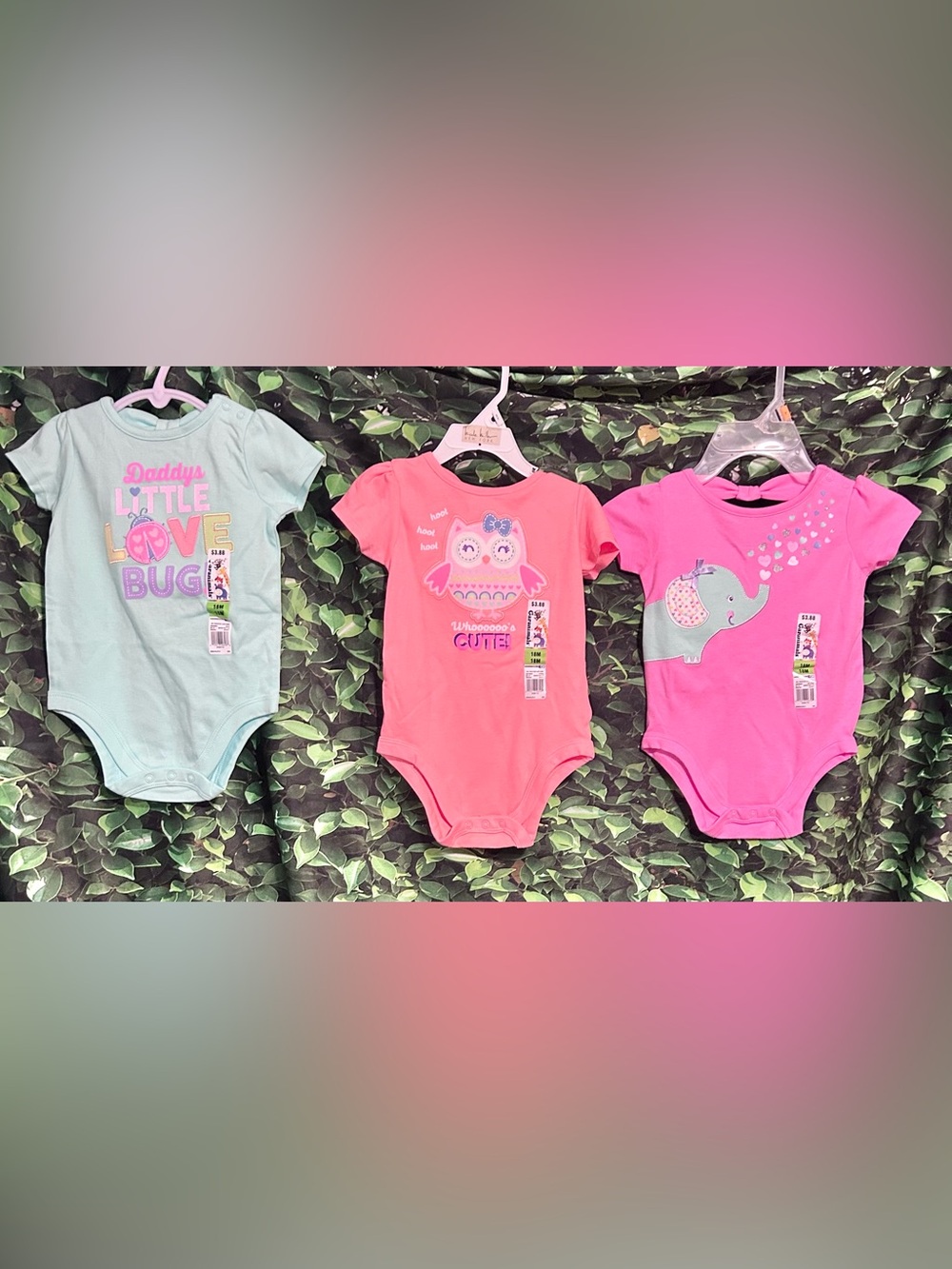 Garanimals T Shirt One Piece 18M Snap Bottom Lot of 3 New